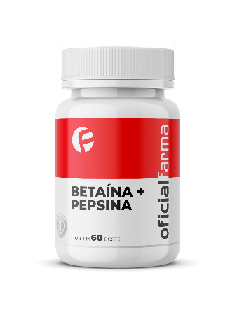 Betaína + Pepsina 60 Doses