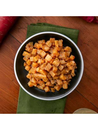 Por&ccedil;&atilde;o de Batata Doce em Cubos